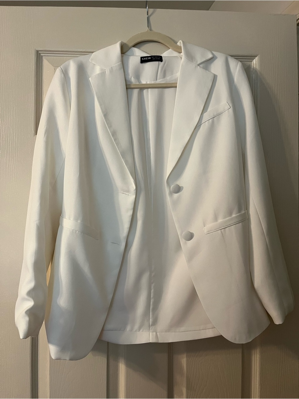 White blazer